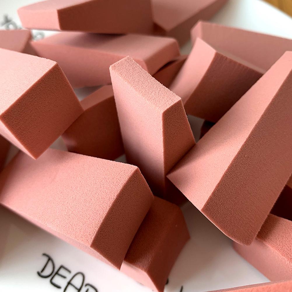 50Pcs Mix Colors Nail Sponge Triangle Soft Tool DIY Gel Polish Painting Foams Color Shadow Makeup Sponge