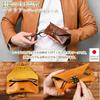 [ENTRAMBI] Italian Leather Antique Lever Eyeglass Case, Genuine Leather, Missouri Berry, Stylish Eyeglass Case, Vegetable-Tanned Leather, Men's & Wome