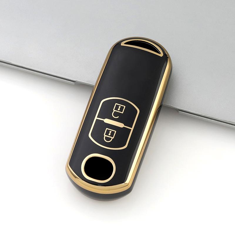 2 Buttons Auto Shell Fob Keyless TPU Car Key Case Cover For Mazda 2 3 6 Demio Atenza Axela CX-5 CX5 CX-3 CX7 CX-9 3 4 CX30