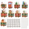 Christmas Box New Christmas Advent Calendar Small Train Candy Box Gift Packaging Box