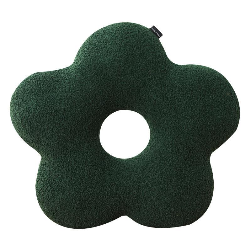 Style Luxury Floral Cushion Pillow Toy With Embroidered Plush Cover Home Decor