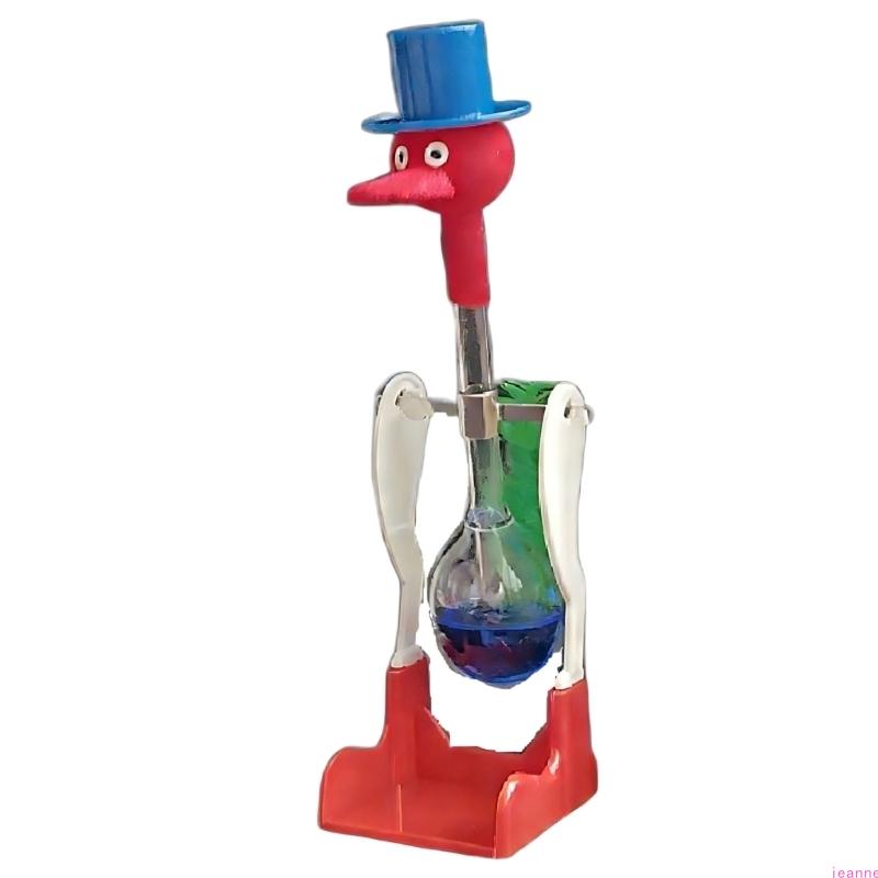 Счастливая качающаяся птичка Жидкая питьевая игрушка Креативный непереливаемый стаканчик для питья Счастливая птичка Утка Качающаяся Магия Розыгрыш Игрушка синий