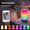 Light RGB 13 Color Changing Night Remote Control Touch Dimmable Lamp Portable Table Bedside Lamps USB Rechargeable Night Lamp