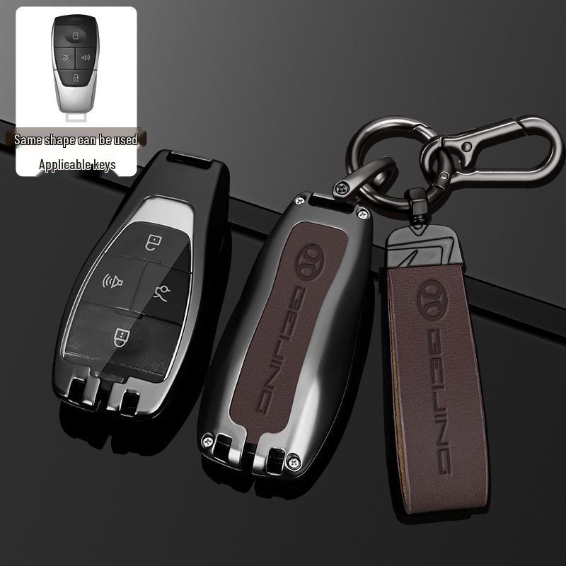 Custodia per Chiave Auto Beijing BJ40 Plus/BJ80/BJ60/EU5/EU7/BAIC Shenbao Zhida X3