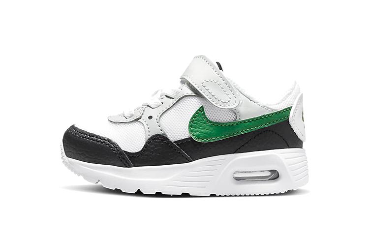 

Nike Air Max SC Cushioning Abrasion Resistant Breathable Low top Toddler Shoes White Green Infant And Toddler CZ5361-112 22