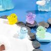 10Pcs/lot Mini Luminous Sea Lion Animal Miniatures Mini Figurine Glow in the Dark Fairy Garden Decoration Moss Terrarium Micro Landscape