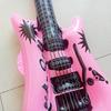 PVC Inflatable Guitar Microphone Lute Musical Instrument Kids Toy Party Props