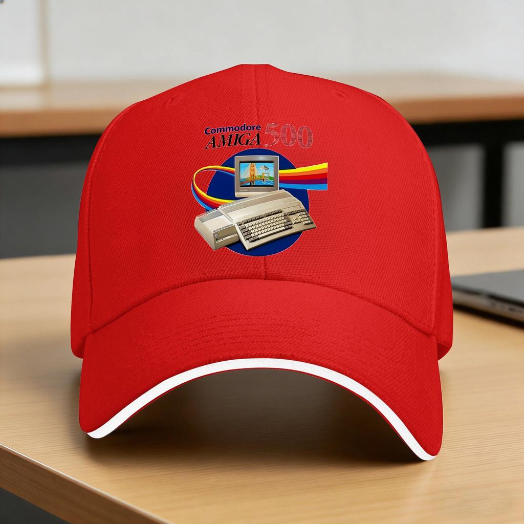 Commodore Amiga 500 Baseball Cap Casual Men Adult Trucker Hat Sunscreen Custom Diy Hunting Camping Baseball Caps Gift Idea