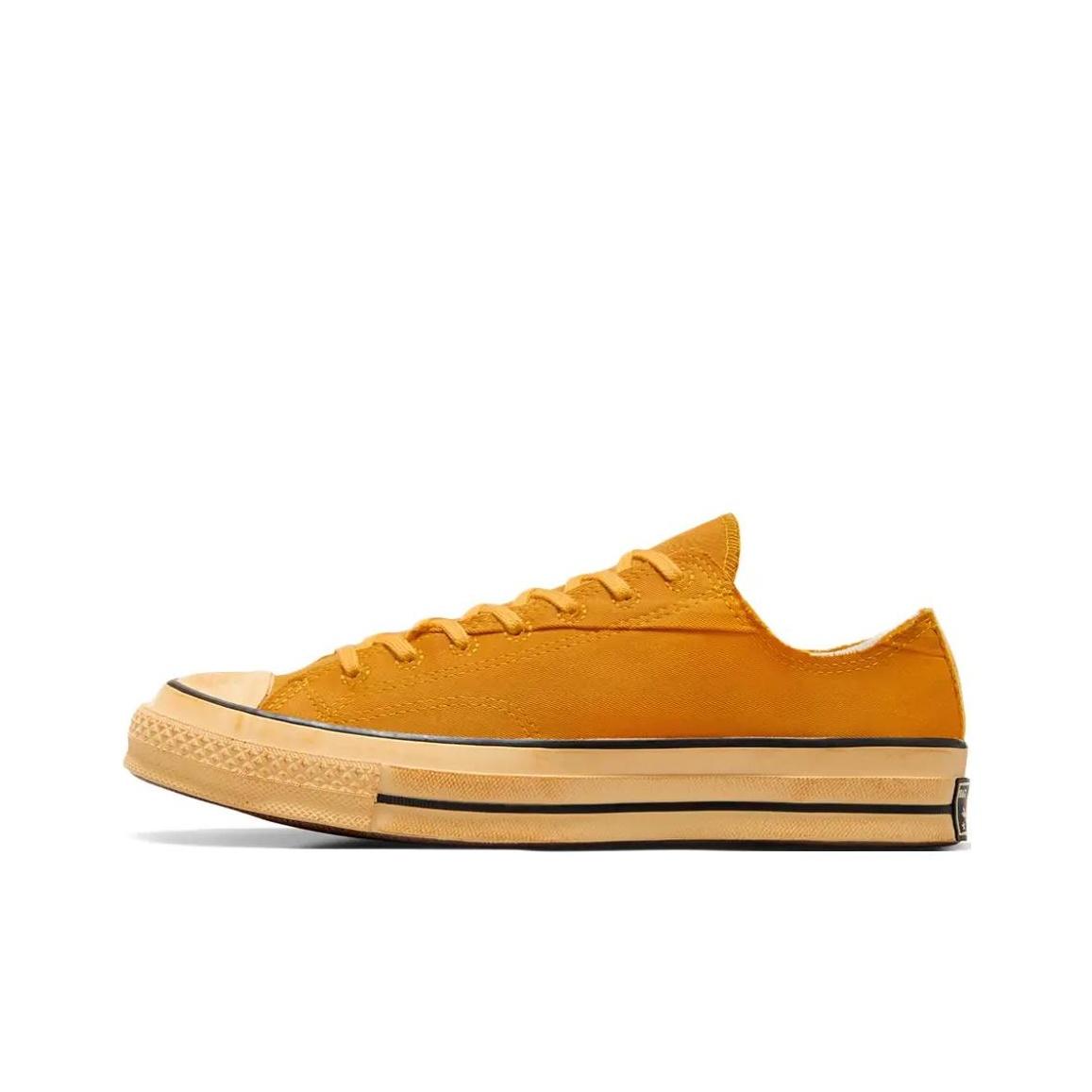 

Converse Chuck 70 Upcycle Comfortable Versatile Low Top Canvas Shoes Unisex sneaker Yellow A07533F 41