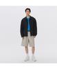Keoseuuteommellou Gray Cotton Drawstring Shorts Cwpam26362Gyl