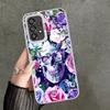 Floral Skull Flower Skeleton Soft Phone Case for Samsung A17 A16 A15 A14 A13 A57 A56 A55 A54 A53 A37 A36 A35 A34 A33 A26 A25 A24