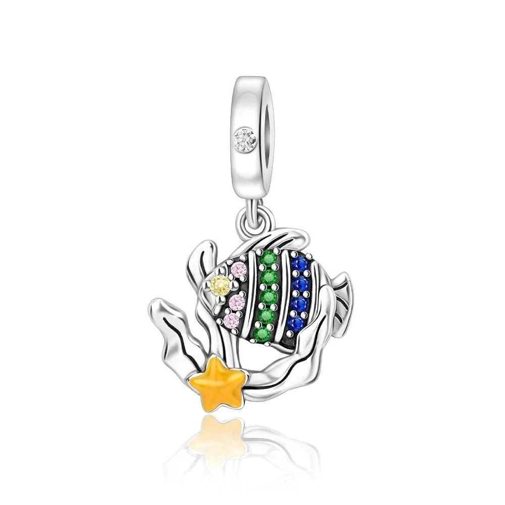 Charm Copper Creative Animal Series Bee Squirrel Cheese Mouse Original Fit Diy Bracelet Women'S Jewelry Making Gift