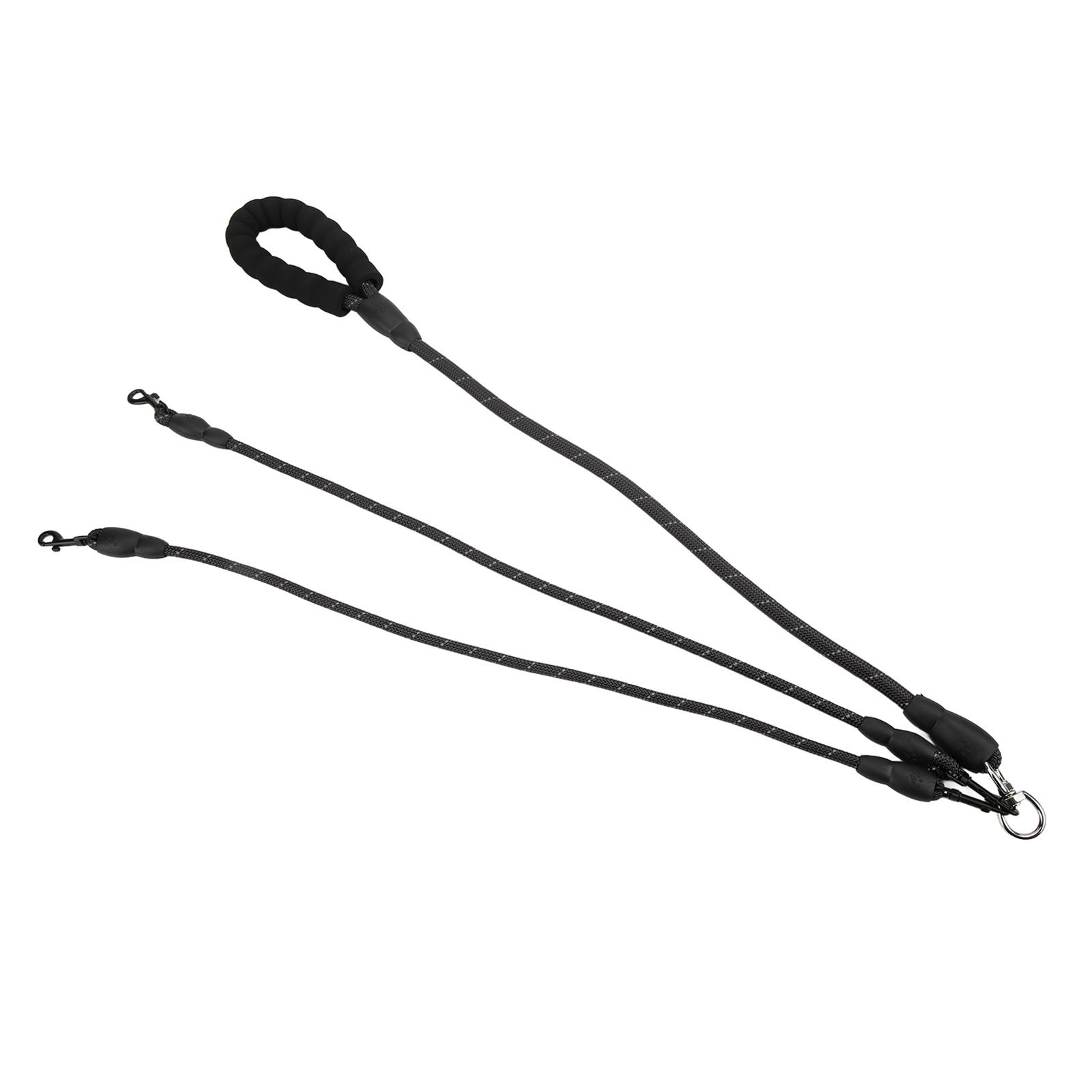 

Dog Leash 360 degrees Rotation Reflective Dog Walking Leash with Foam Handle for Hiking Camping Backyard Beach Type 1