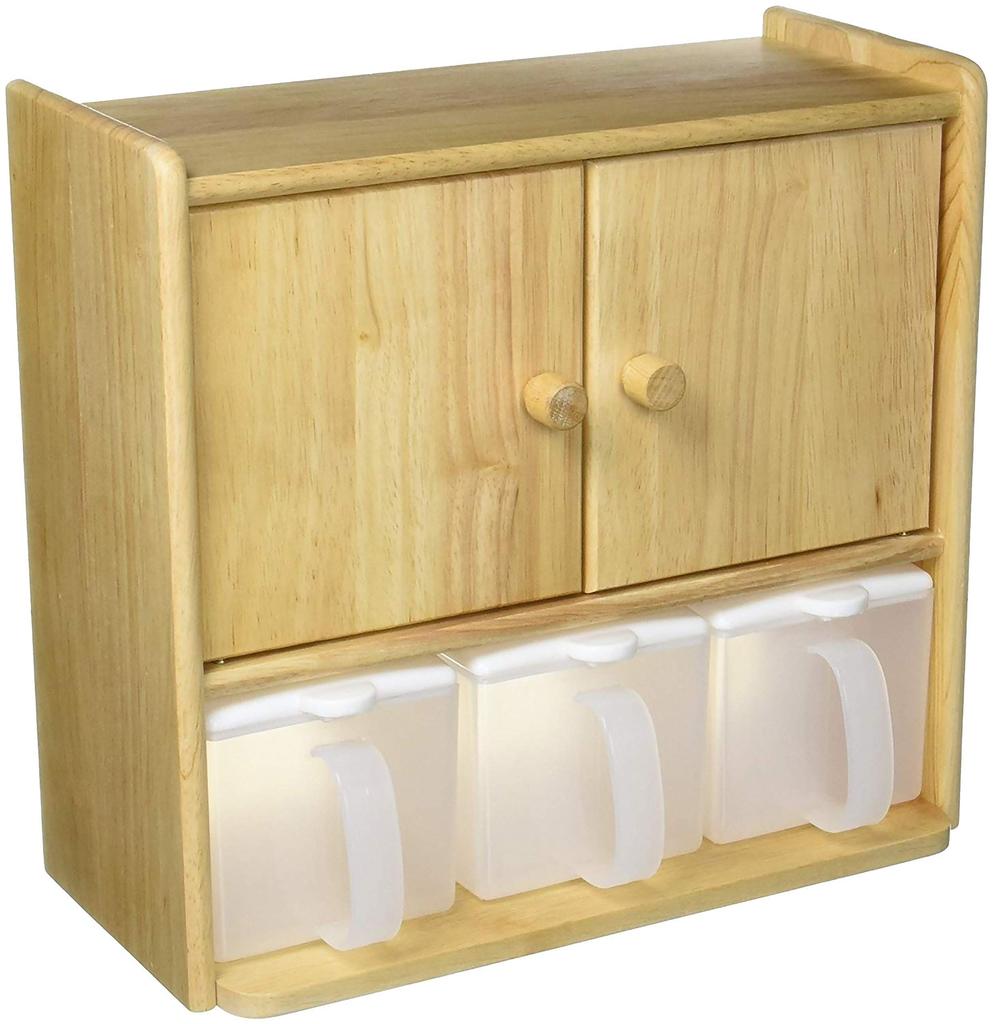 Pearl Metal Kitchen Cabinet, Natural, 31cm (W) x 15.5cm (D) x 28.5cm (H), Flare H-3041