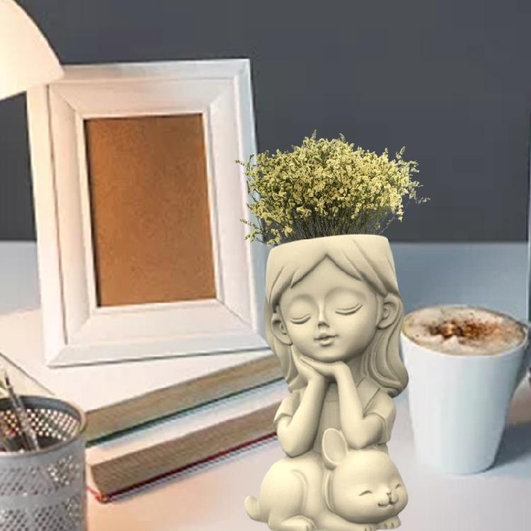 Forma na květináč Silikonová Květináč na sukulenty Rostlina Vintage Forma Beton Cement