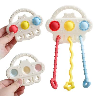 Educational Baby Soothing Rattle Finger Presser Game  for 0-12 Months Baby Sensory Cognition