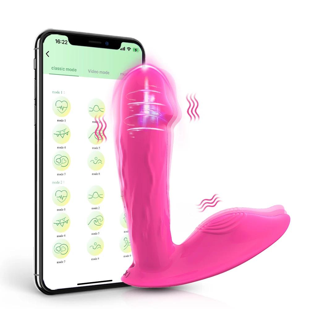 Mini Wearable G Spot Dildo Vibrators Adult Sex Toys For Women App Bluetooth Panty Vibrator Clitoris Stimulator Sex Machine 18
