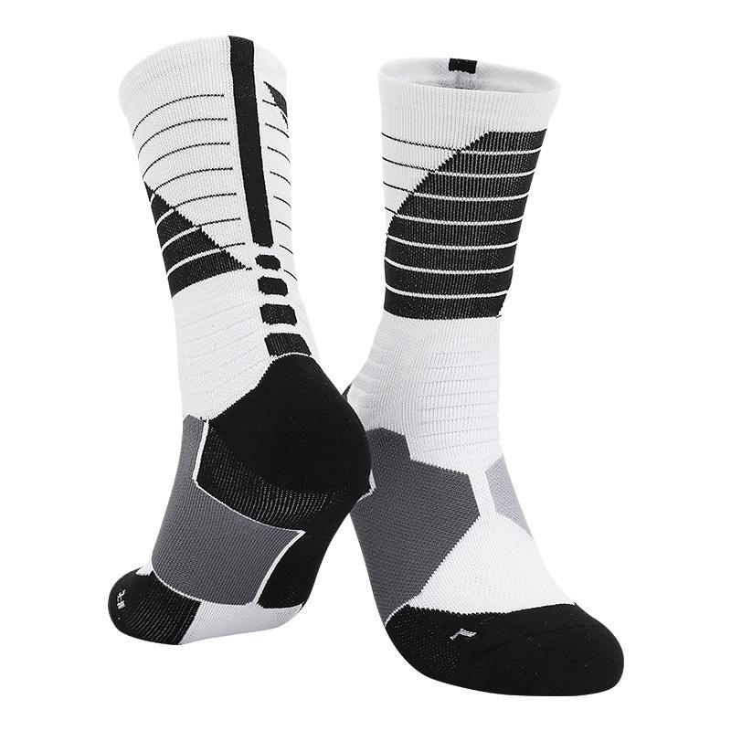 Men's Non-Slip Sweat-Absorbing Basketball Crew Socks