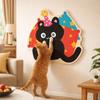 Felt Cat Scratcher Cartoon Scratching Pad Self-adhesive Cat Scratch Sticker  for Couch Walls