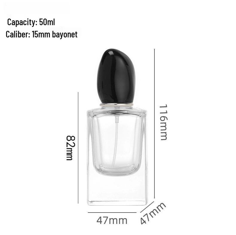 15-Hole Transparent Glass Perfume Spray Bottle – Empty Decanting Bottle for Brand Name Perfumes