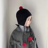 Winter Baby Beanie Cap Tassel Ear Protection Hat Sweet Baby Knitted Cap  Kids