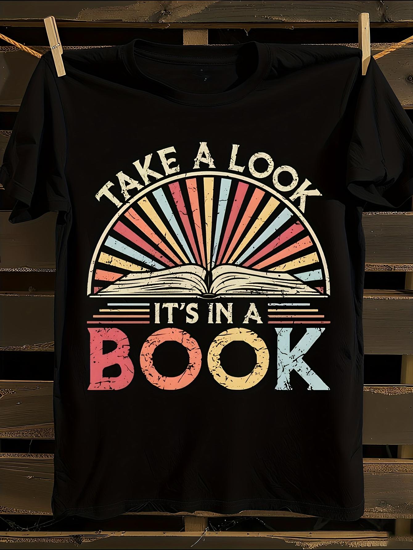 Book Lover T-shirt L