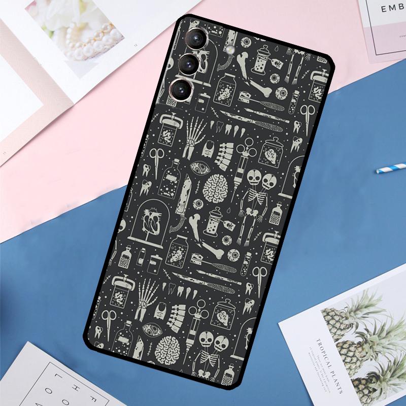 X-Ray Veterinary Medicine Case For Samsung Galaxy S25 Ultra S21 S22 S24 S23 Ultra S9 S10 Plus S21 FE S25 FE Back Cover