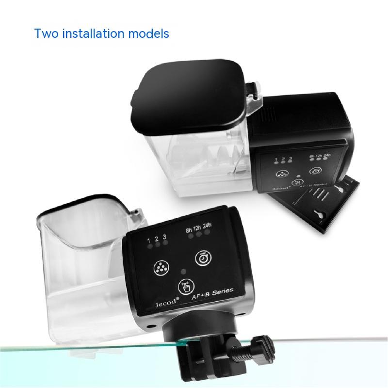 2025 Jebao Jecod Fish Tank Feeder Intelligent Timing Feeder Large Capacity 250ML 500ML Aquarium Automatic Feeding Fish Feeder