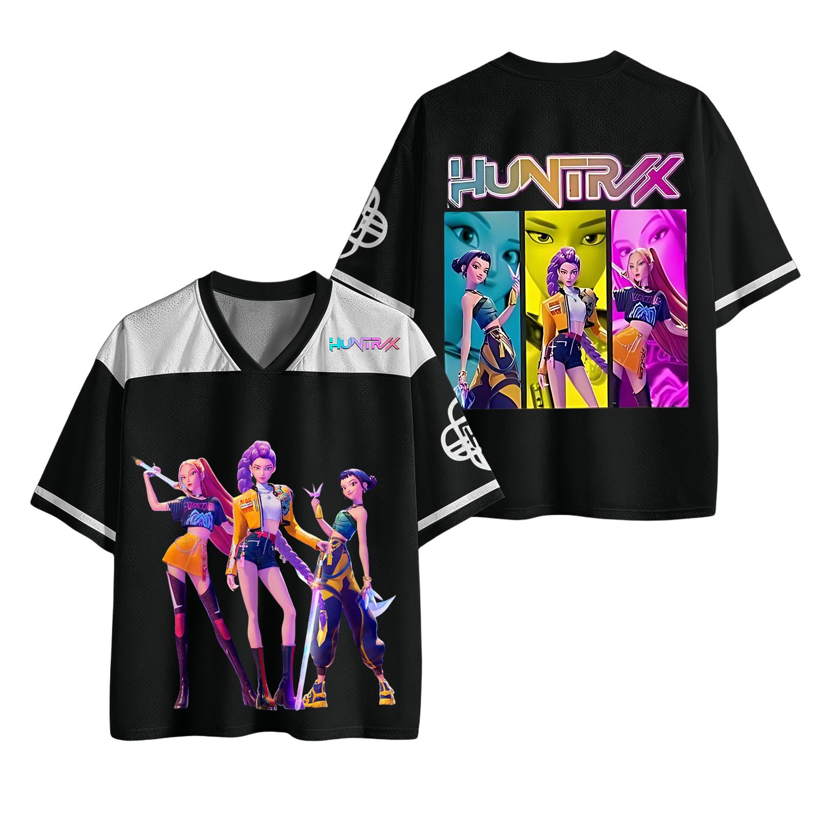 Children s Fashion Printed Round Neck Short Sleeved Pullover Top 100 чёрный