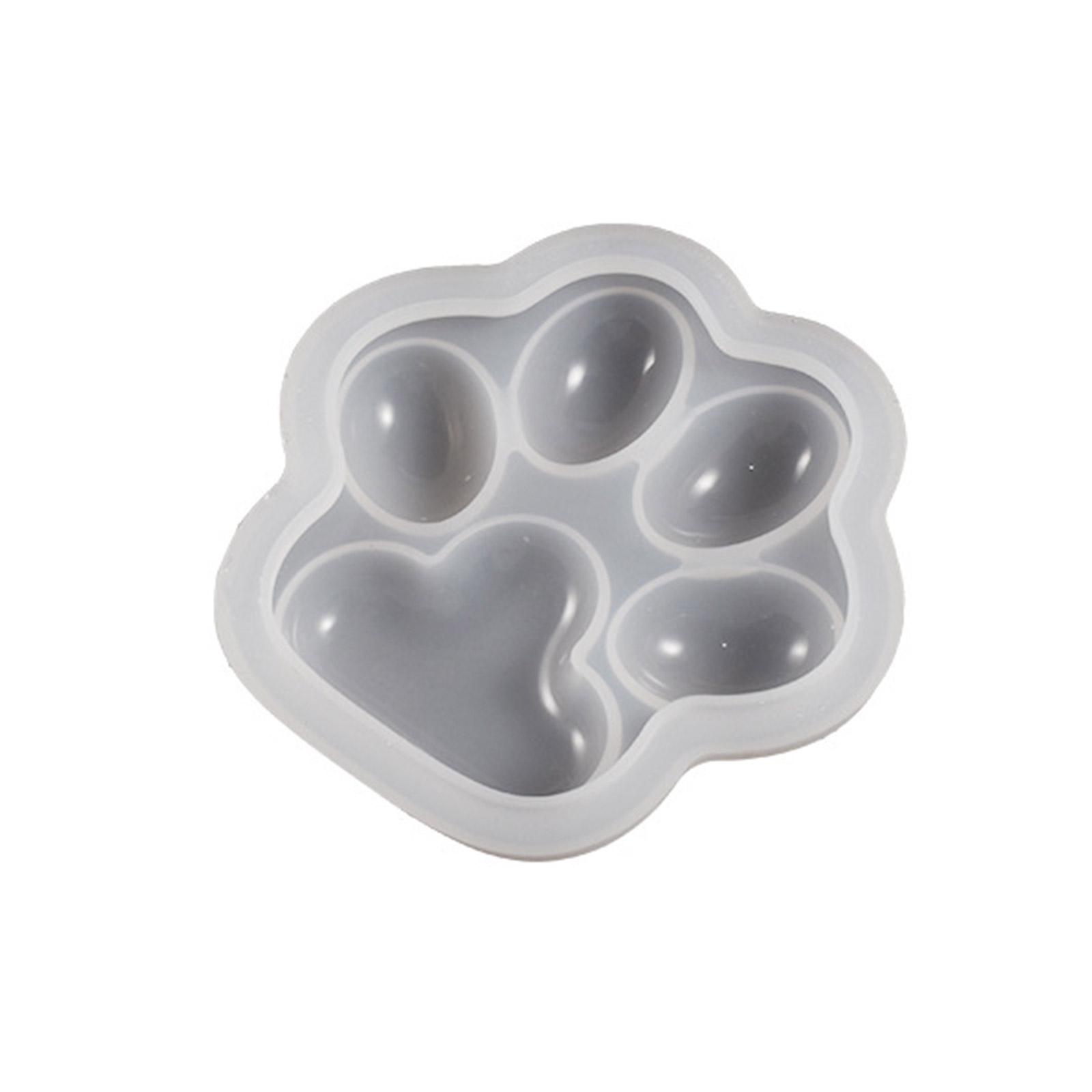 

Non-stick Cat Paw Container Mold Epoxy Resin Silicone Mold DIY Crafts Ornament Tool for DIY Storage Box Candlestick S