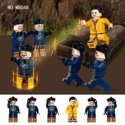 6 stücke M8048 Zombie Pfad Lange Kleine Partikel Montage Puppe Montage Baustein kinder Spielzeug