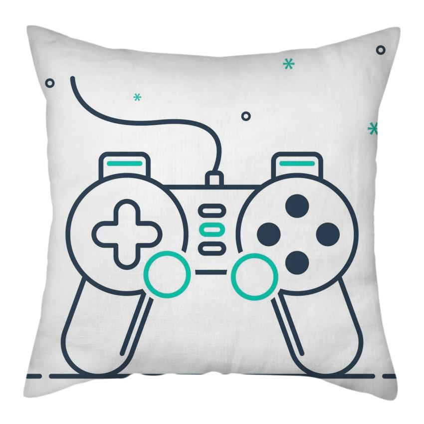 RZN gra peryferyjny Gamepad kluczowa poszewka na poduszkę poduszki dekoracyjne do salonu sypialnia Sofa poszewka na poduszkę na krzesło 45x45