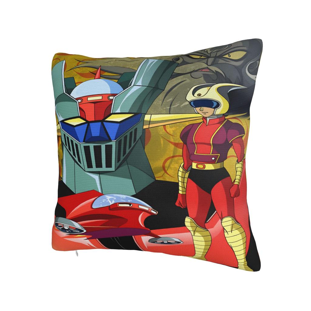 cartoon Rocket Punch Mazinger Z Pillow Cover Design Cushion Cover Fashion Pillow Case For Sofa Bedroom Home Decor