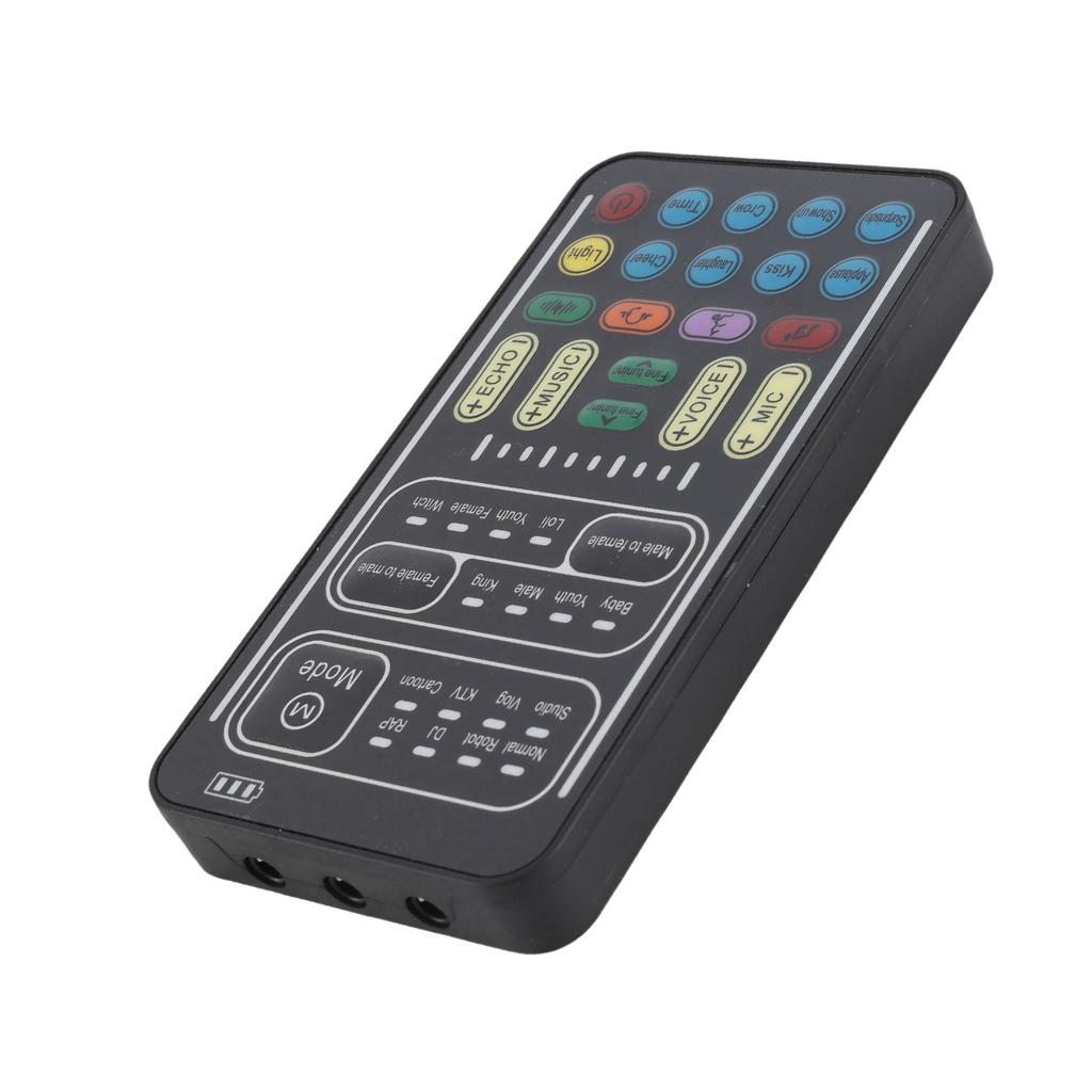 Voice Changer ABS Handheld Portable Multifunctional Sound Disguiser with 8 Sound Effects for Mobile