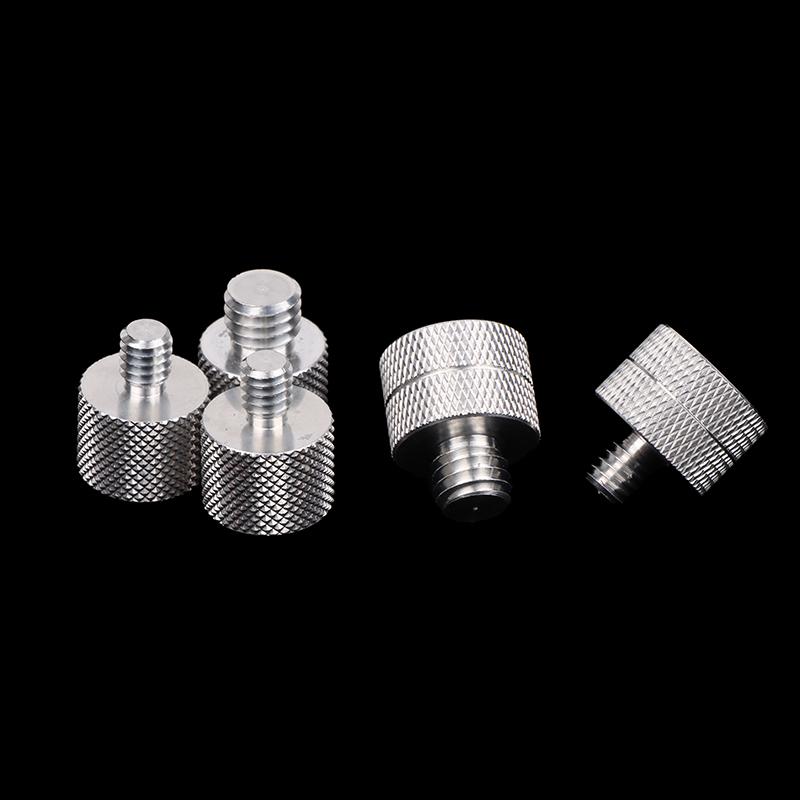 3/8" To 1/4" Male To Female Thread Screw Mount Adapter Tripod Plate Screw Capacitor Mic Shockproof Frame Screws
