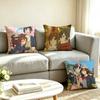 H-Horimiya Hori Kyouko Miyamura  Square Double-Sided printed Pillow Case Bedroom Bedside Pillow Sofa Cushion Cover