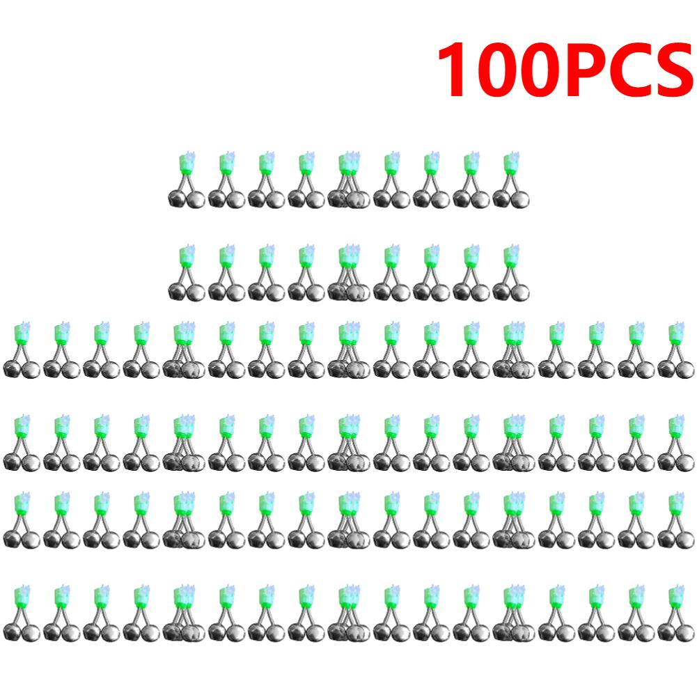 10-100Pcs Fishing Bell Bite Alarms Fishing Rod Clamp Tip Clip Bells Ring Carp Fishing Accessories Tackle Fishing Rod Alarm Bell