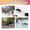 Imbracatura da Slitta per Cani Riflettente Pettorina per Animali Domestici da Trazione con Slitta per Cani Medi Grandi Husky Canicross Skijoring Scootering