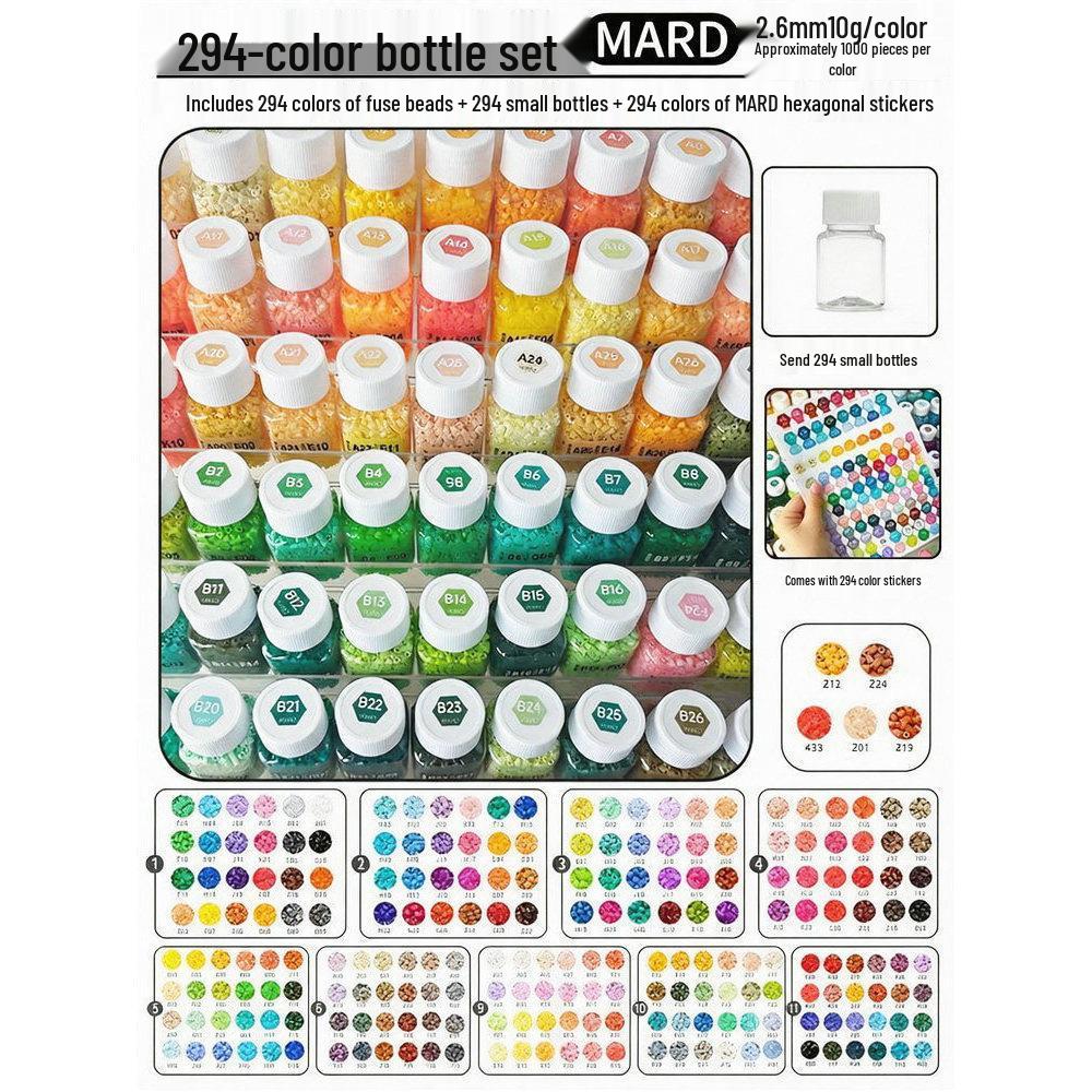 Haus 294 Color Fusion Perler Perlen Nachfüllset - 221 Spezialfarben DIY-Materialien