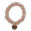 Korean Retro Pearl Hair Tie & Bracelet - Dual-Use Crystal Hair Accessory