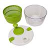 Salad Spinner Small Vegetable Dehydrator One-Hand Operation Lettuce Washer And Spinner with Serving Bowl 3.5L Fruit Drainer Salad Dryer