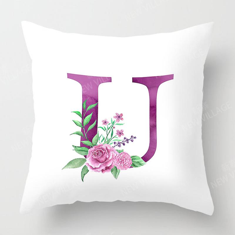 Nordic Fall Home Decor Autumn Throw Pillow Case Sofa Cushion Cover Modern 45X45Cm 45*45 50X50 60X60Cm 40*40Cm 35X35 Letter