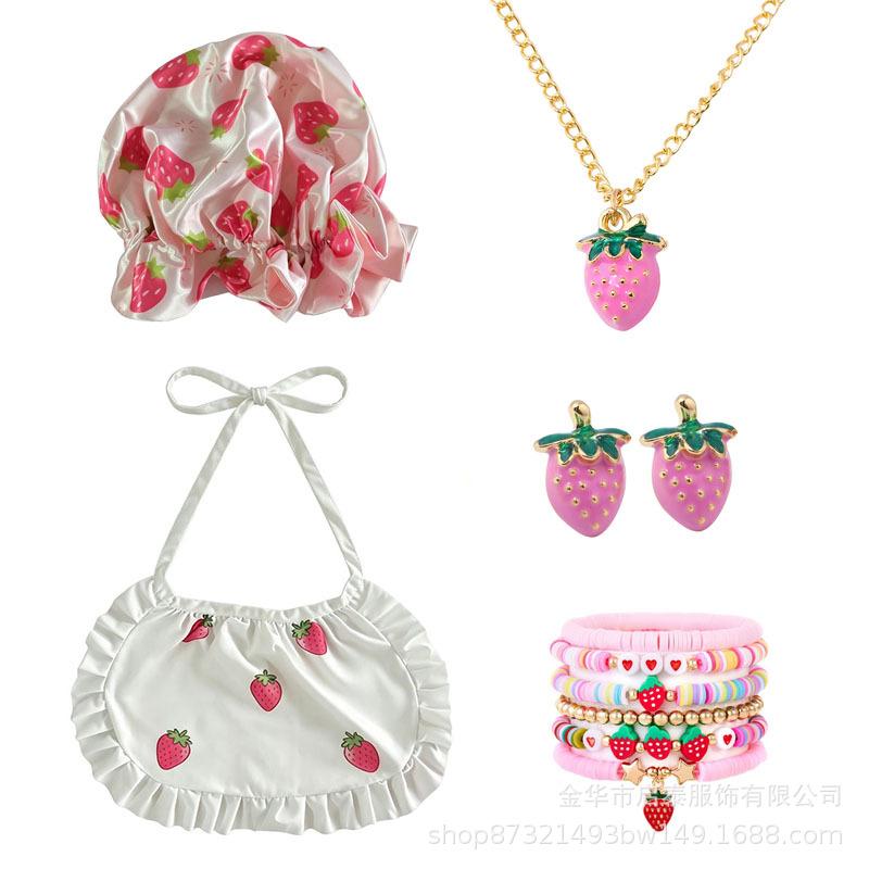 Halloween Strawberry Princess Bow Decoration Christmas