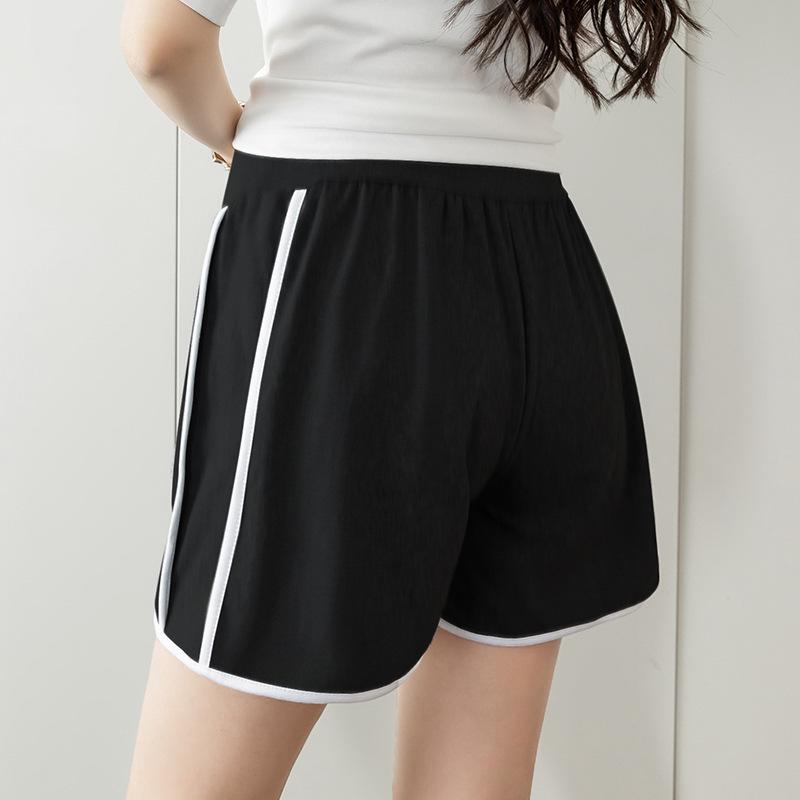 Women's Summer Maternity Wide Leg Low Waist Casual Sports Shorts