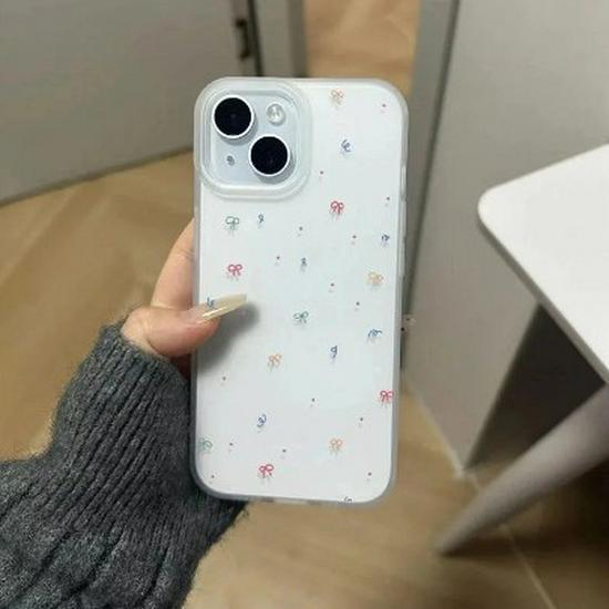 Frosted Dopamine Butterfly Case for Apple 17/16 Pro Max - Transparent & Simple Design for 15/14 Pro