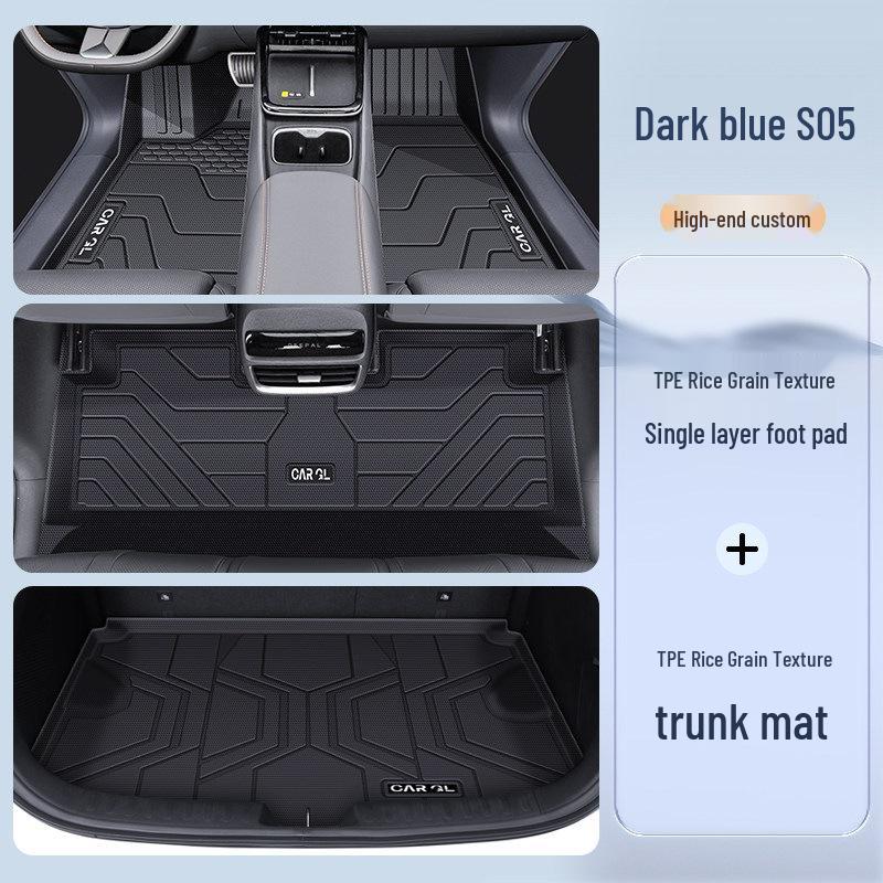 Custom TPE Trunk Mat for 26 Changan Shenlan S05 Models – Front and Rear