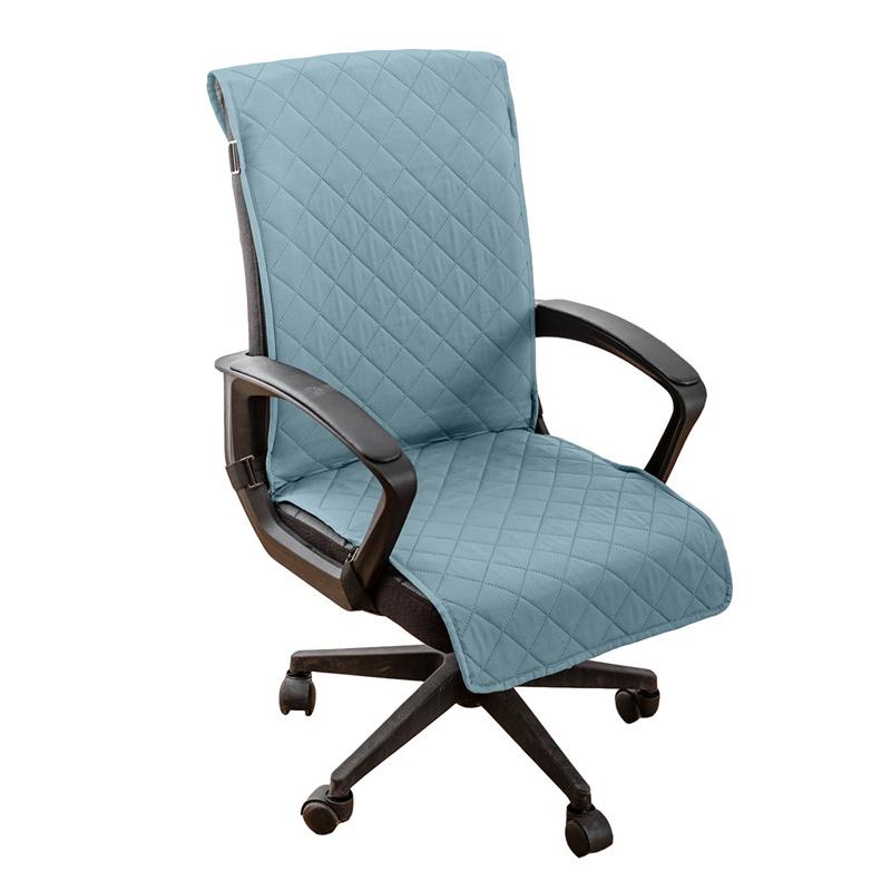 Water Repellent Office Chair Covers Elastic Anti-Dirty Computer Seat Gaming Chair Cover Removable Desk Armchair Slipcovers L/Xl