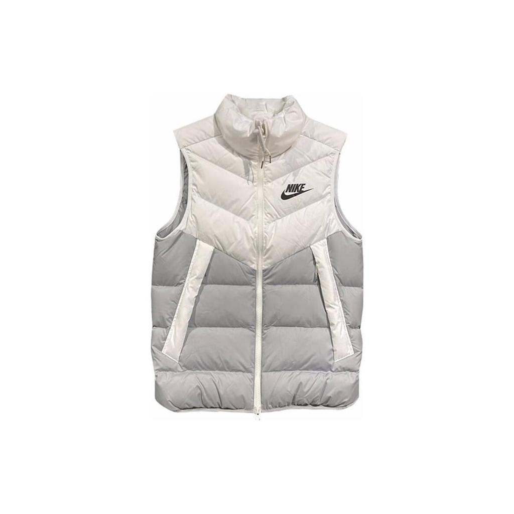 Nike Men's Windproof Warm Stand Collar Down Vest White DV0757-100