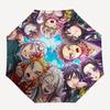 1pc Anime Characters Automatic Opening Folding Umbrella - Portable 3-Fold Design with Iron Frame - Outdoor for Fans, Travelers, Daily Use, Gifts.U007