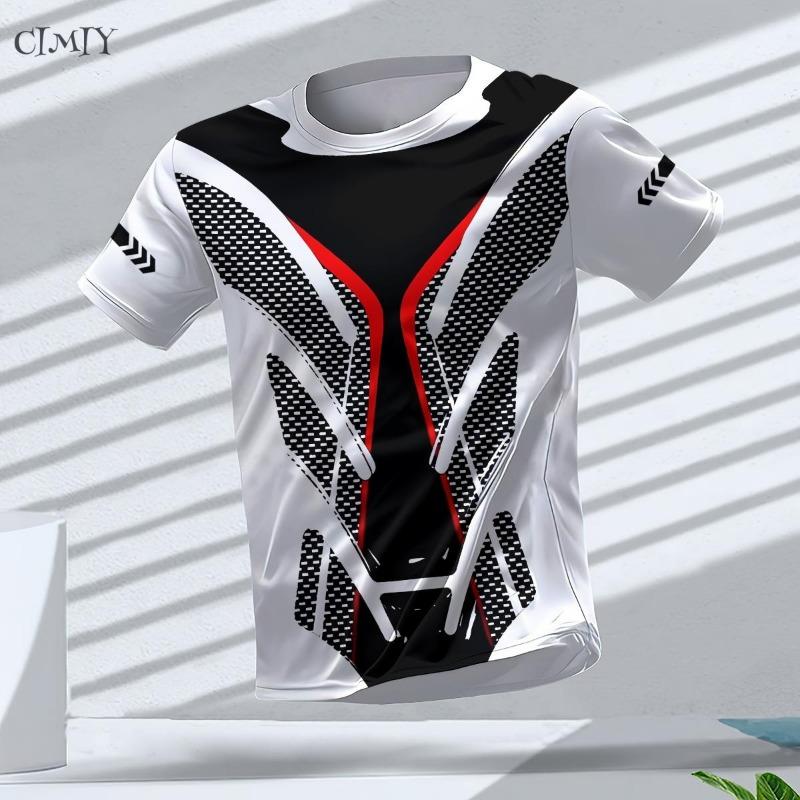Men's Jersey Casual Fitness Men's Compression Shirt Outdoor Sports Shirt Dry Fit T-shirt Crew neck Breathable Short Sleeve